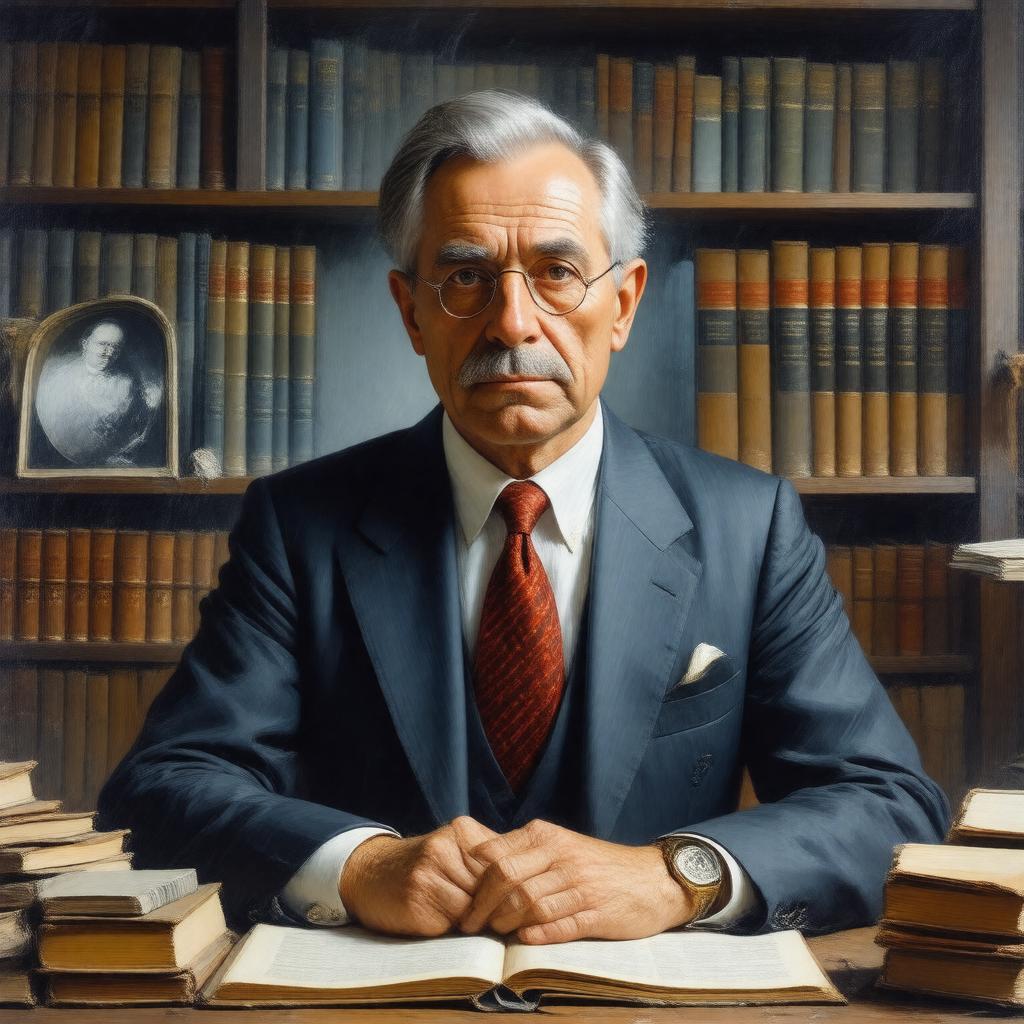 AI-created image of Hans Reichenbach