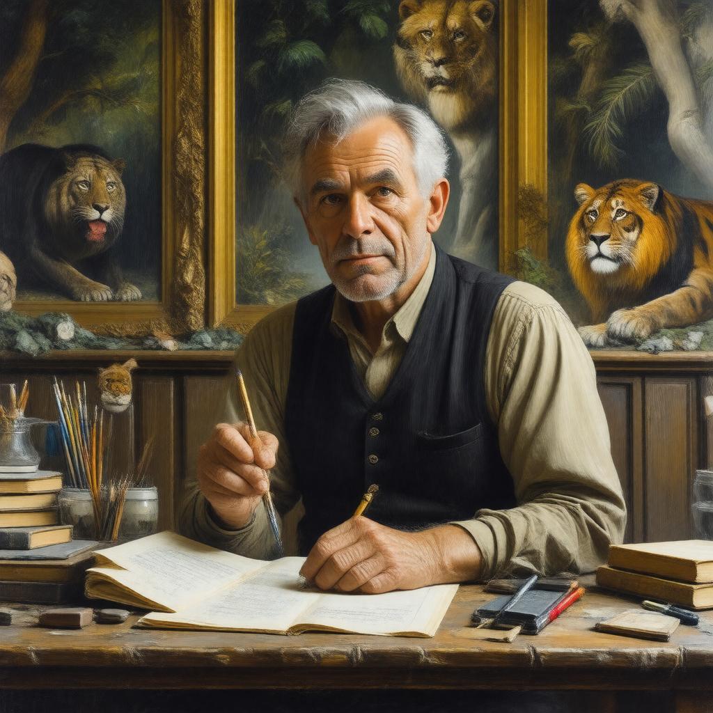 AI-created image of Hans Scherfig