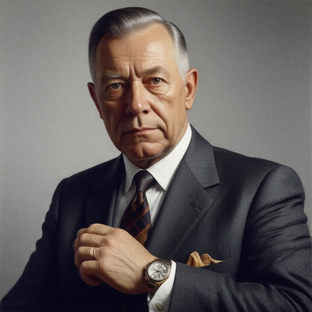 AI-created image of Hans Wilsdorf