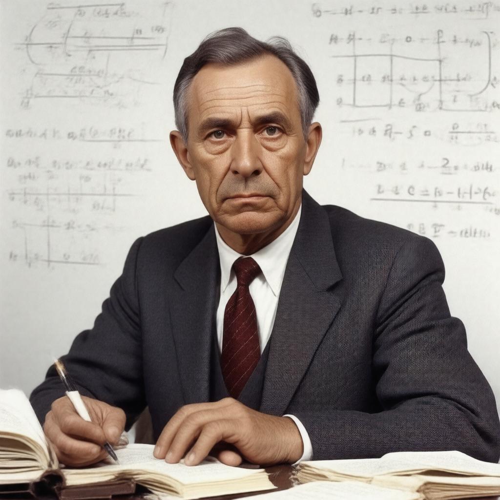 AI-created image of Hans Zassenhaus