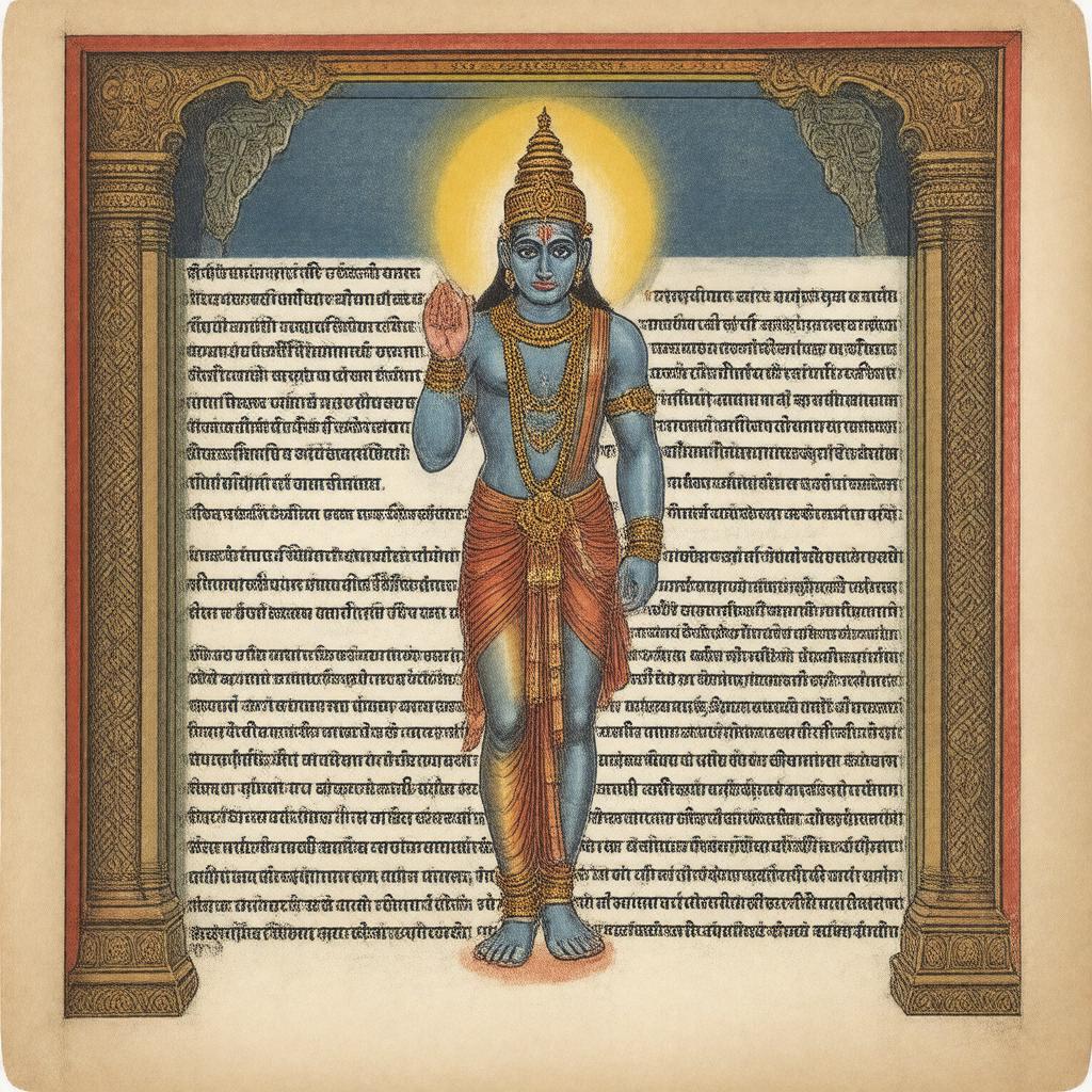 AI-created image of Hanuman Chalisa