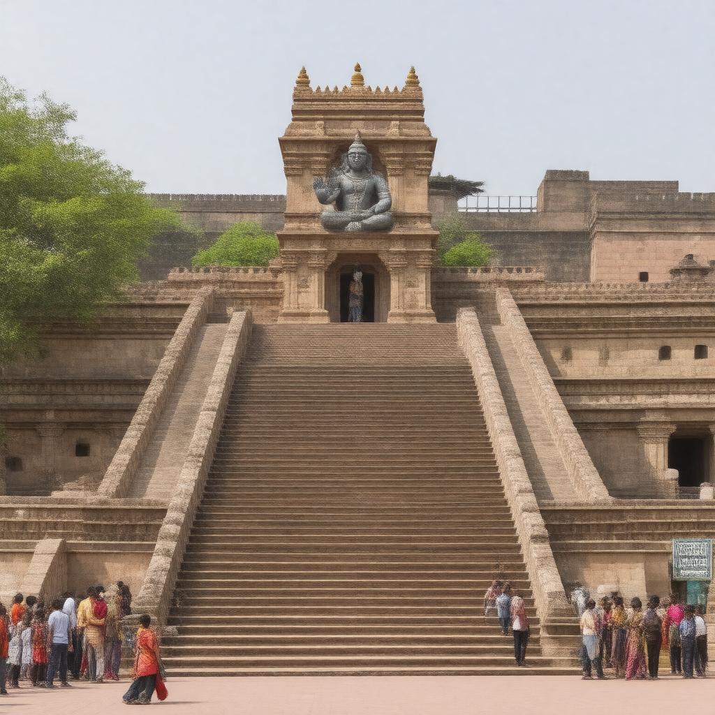 AI-created image of Hanuman Garhi