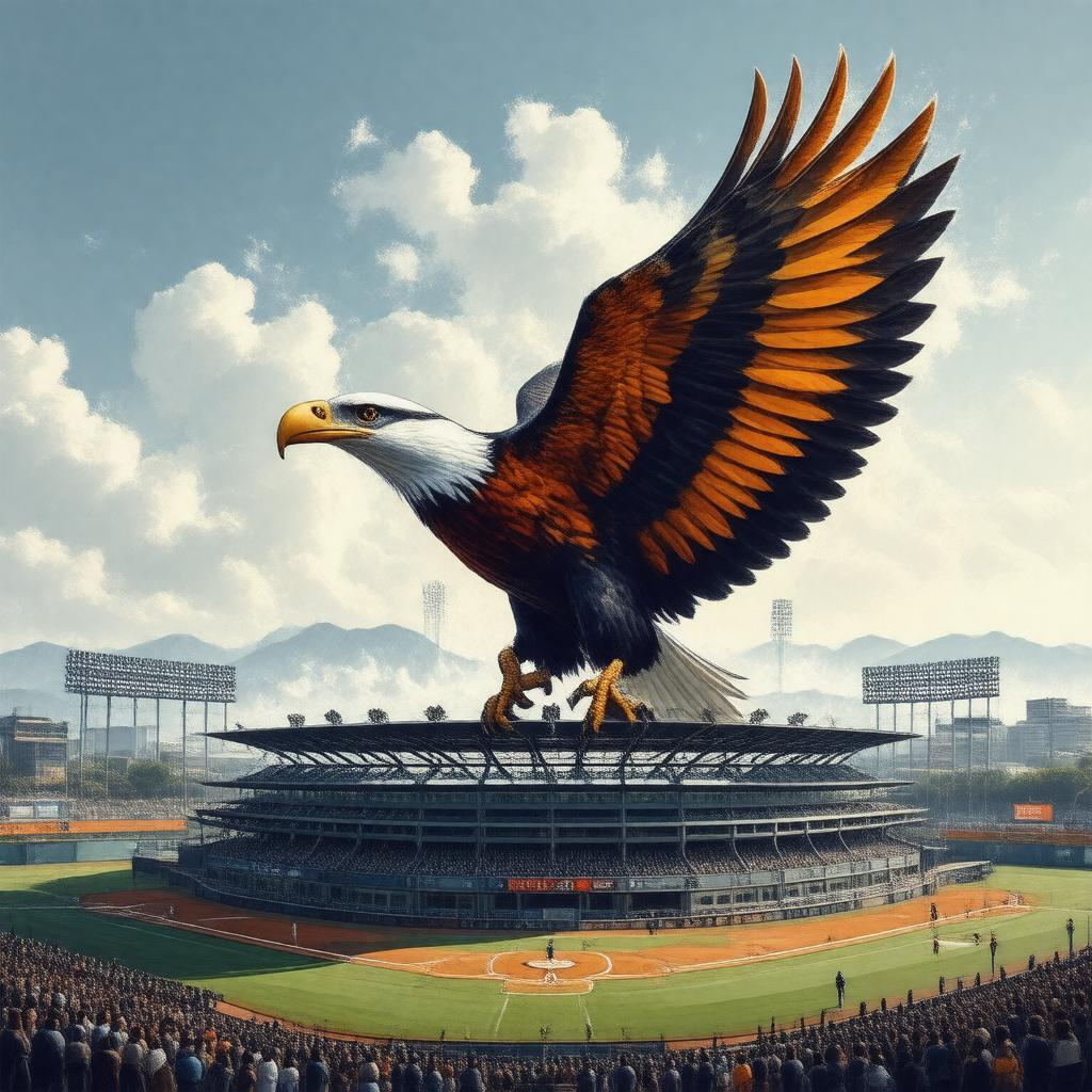 Click to view larger image AI-created image of Hanwha Eagles