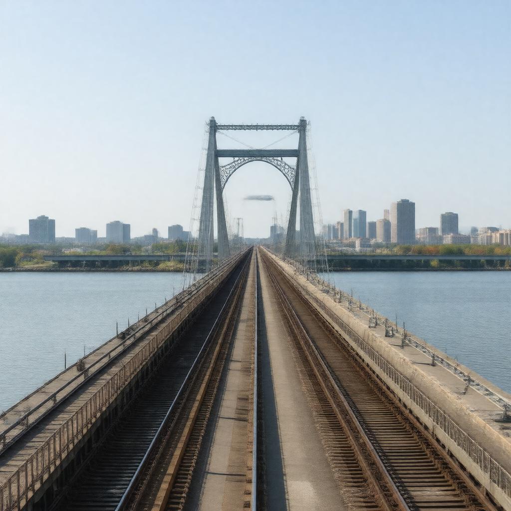 AI-created image of Harahan Bridge