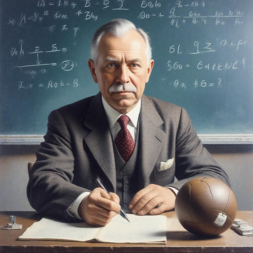 AI-created image of Harald Bohr