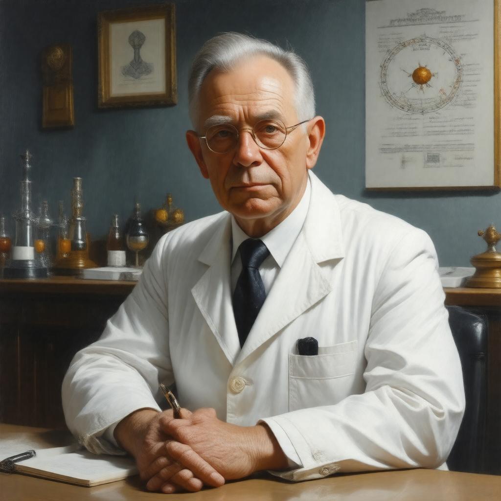 AI-created image of Harald von Boehmer