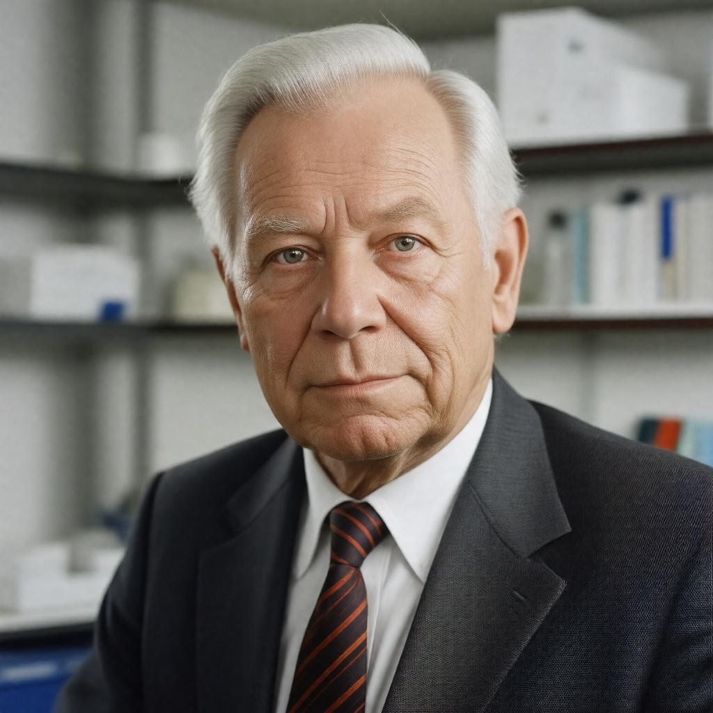 AI-created image of Harald zur Hausen