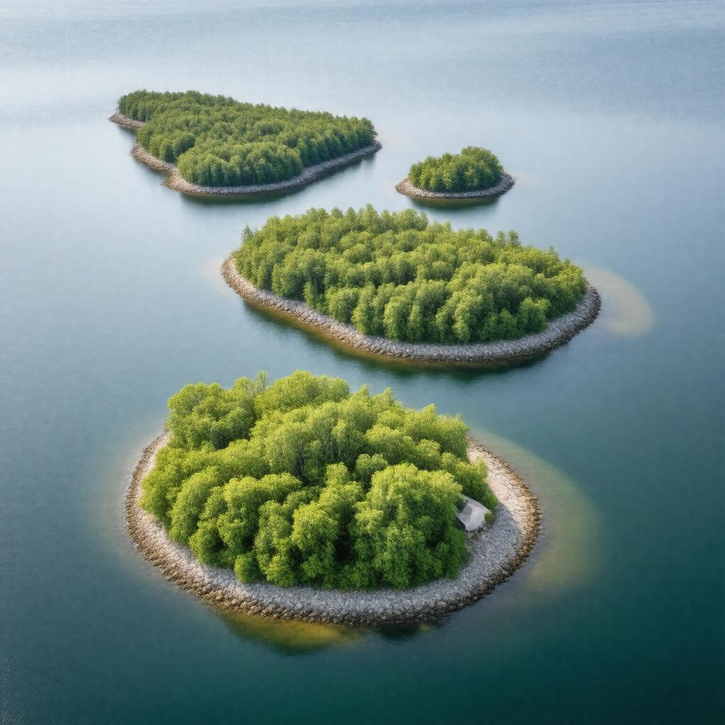 AI-created image of Harbor Islands National Recreation Area