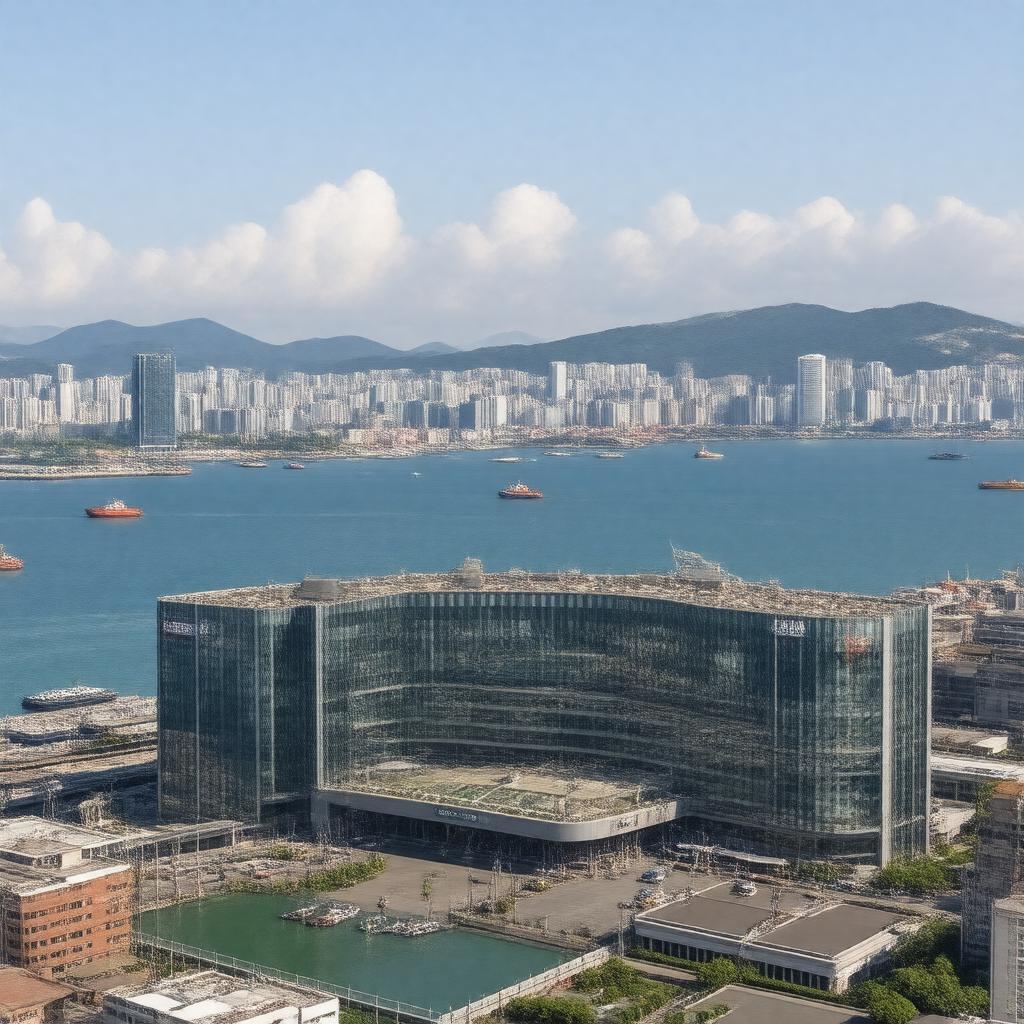 AI-created image of Harbour City