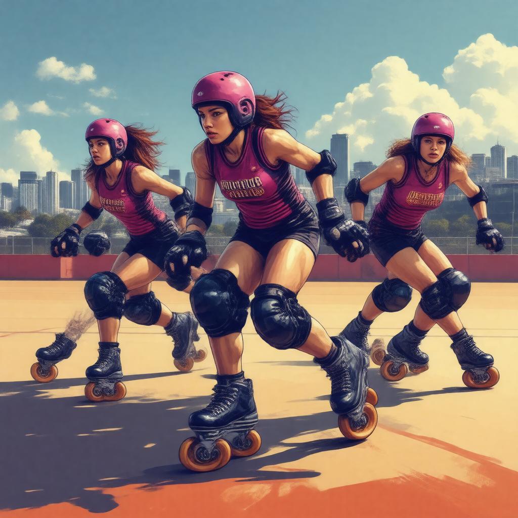AI-created image of Harbour City Rollers