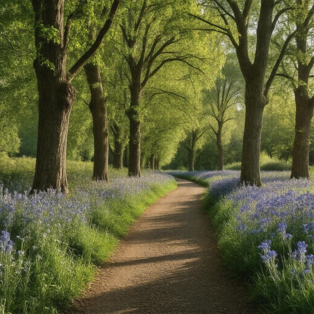 Click to view larger image AI-created image of Harcourt Arboretum