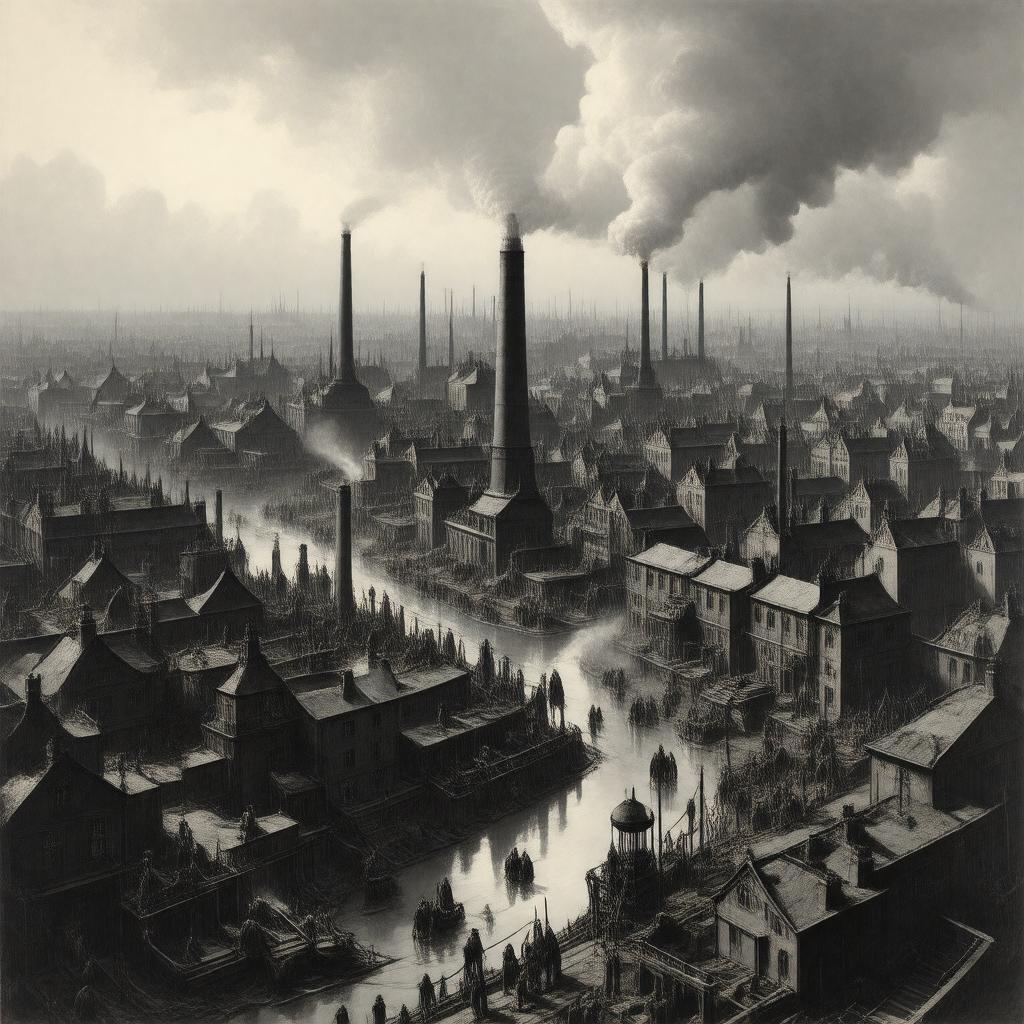 Click to view larger image AI-created image of Hard Times