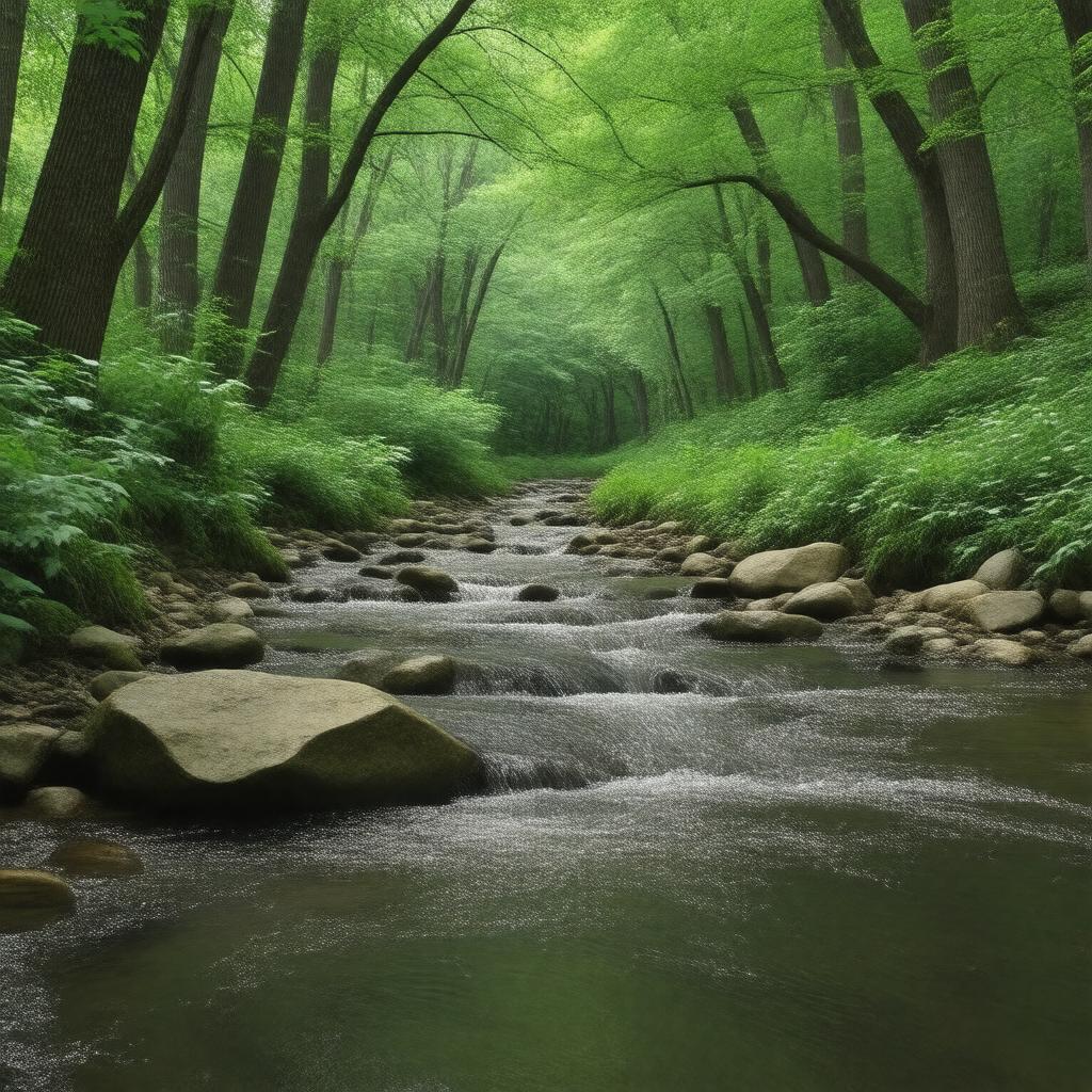 AI-created image of Hardig Brook
