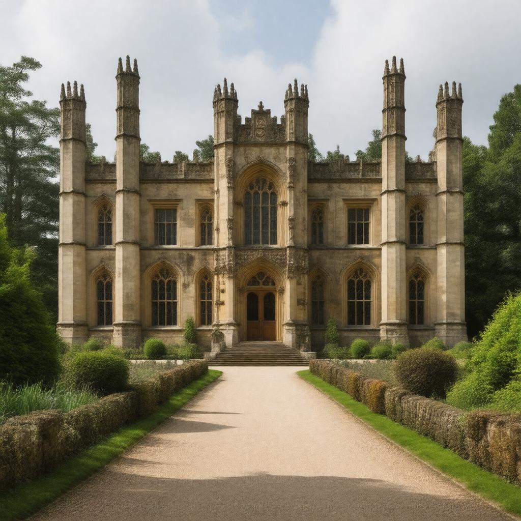 AI-created image of Hardwick Hall