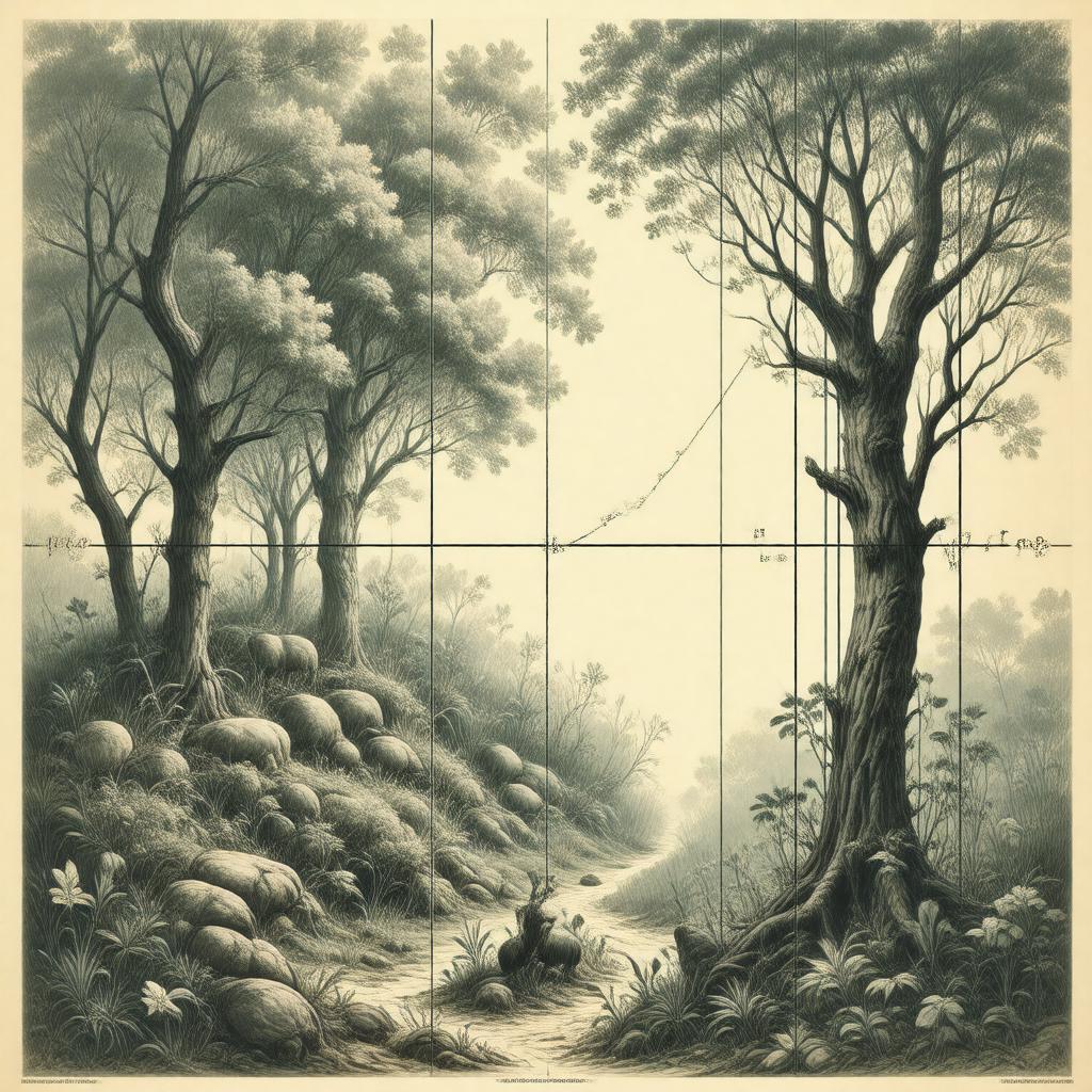 AI-created image of Hardy–Weinberg equilibrium