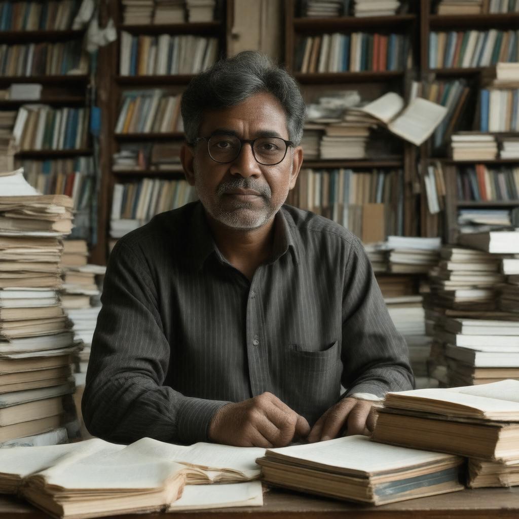 AI-created image of Hari Kunzru