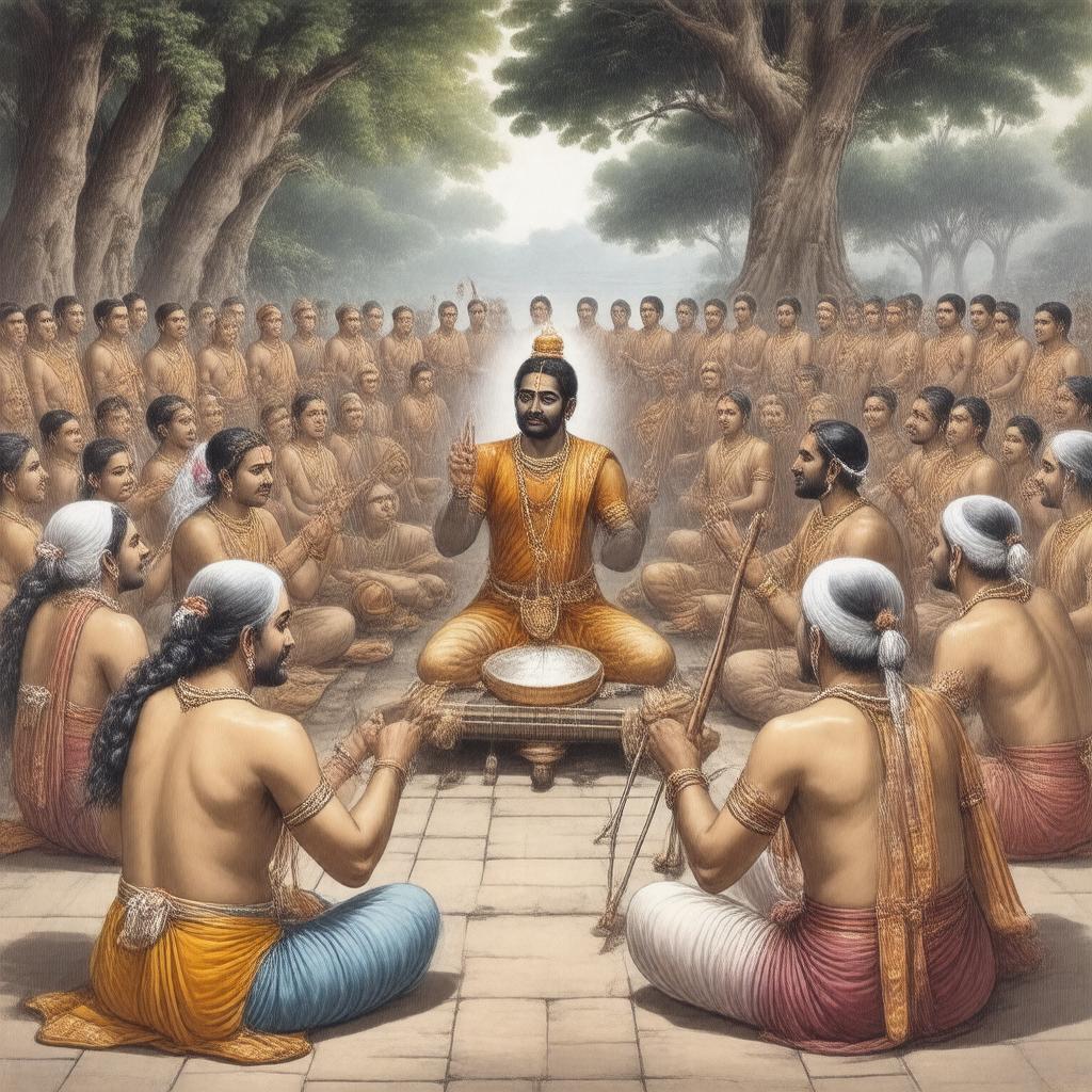 AI-created image of Haridasa movement