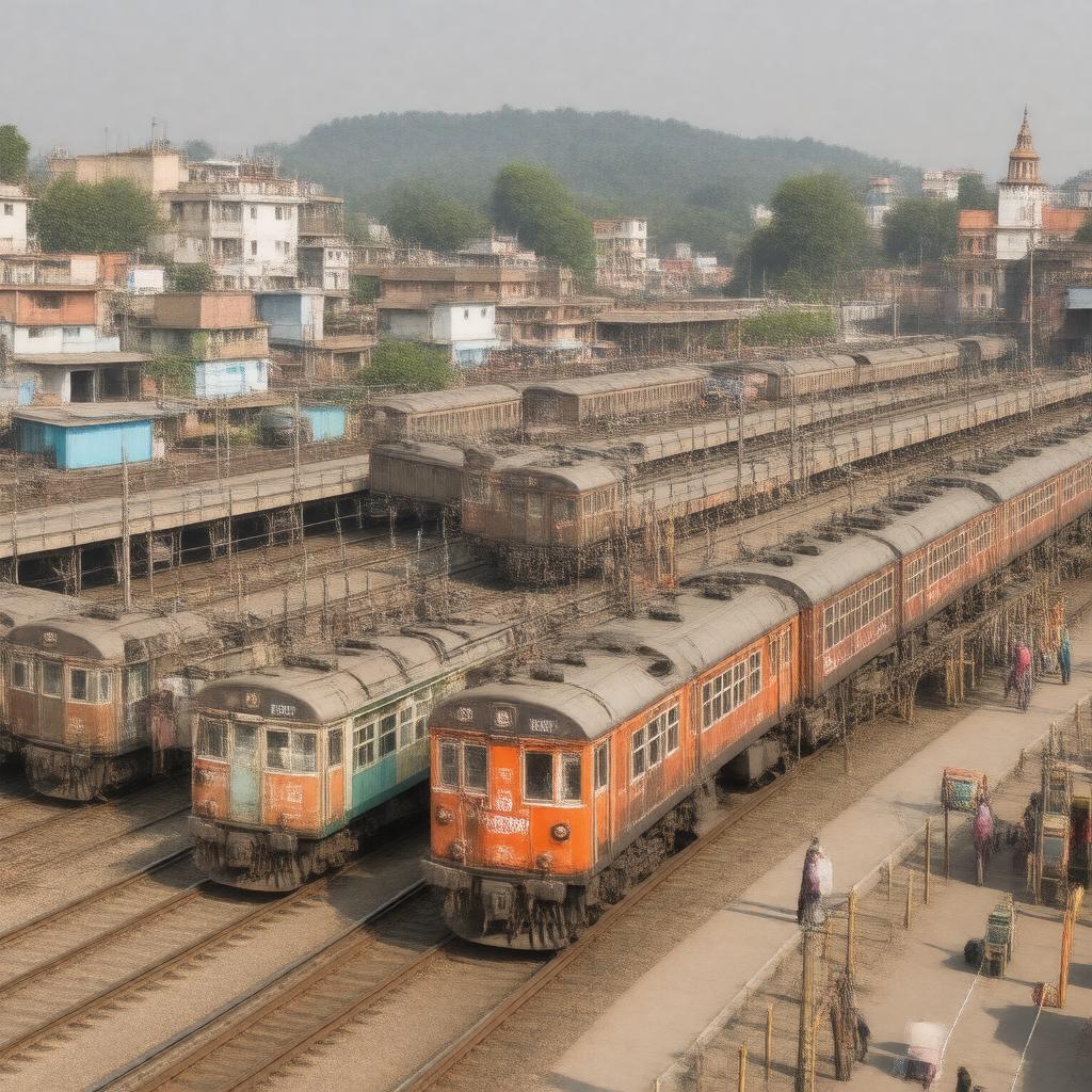 AI-created image of Haridwar Junction