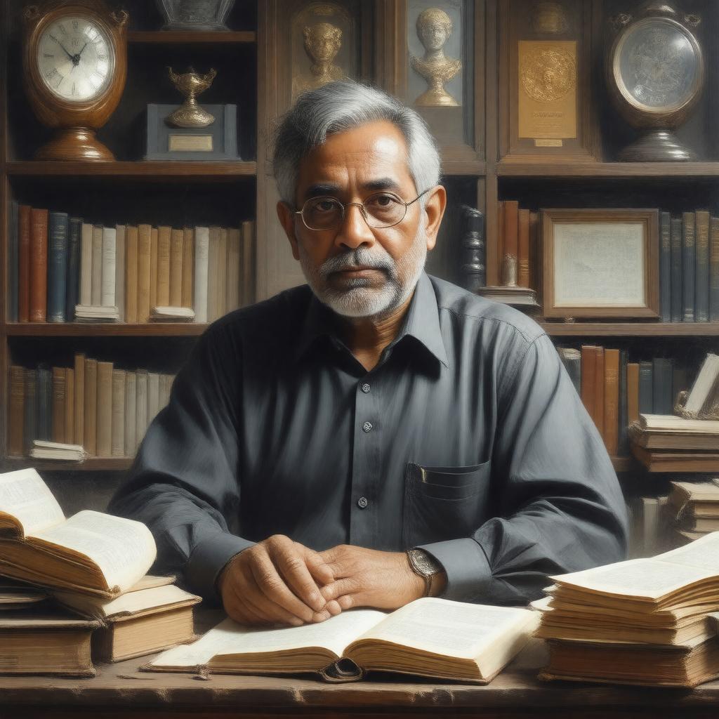 AI-created image of Harish-Chandra