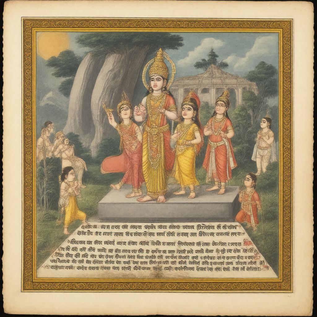 Click to view larger image AI-created image of Harivamsa