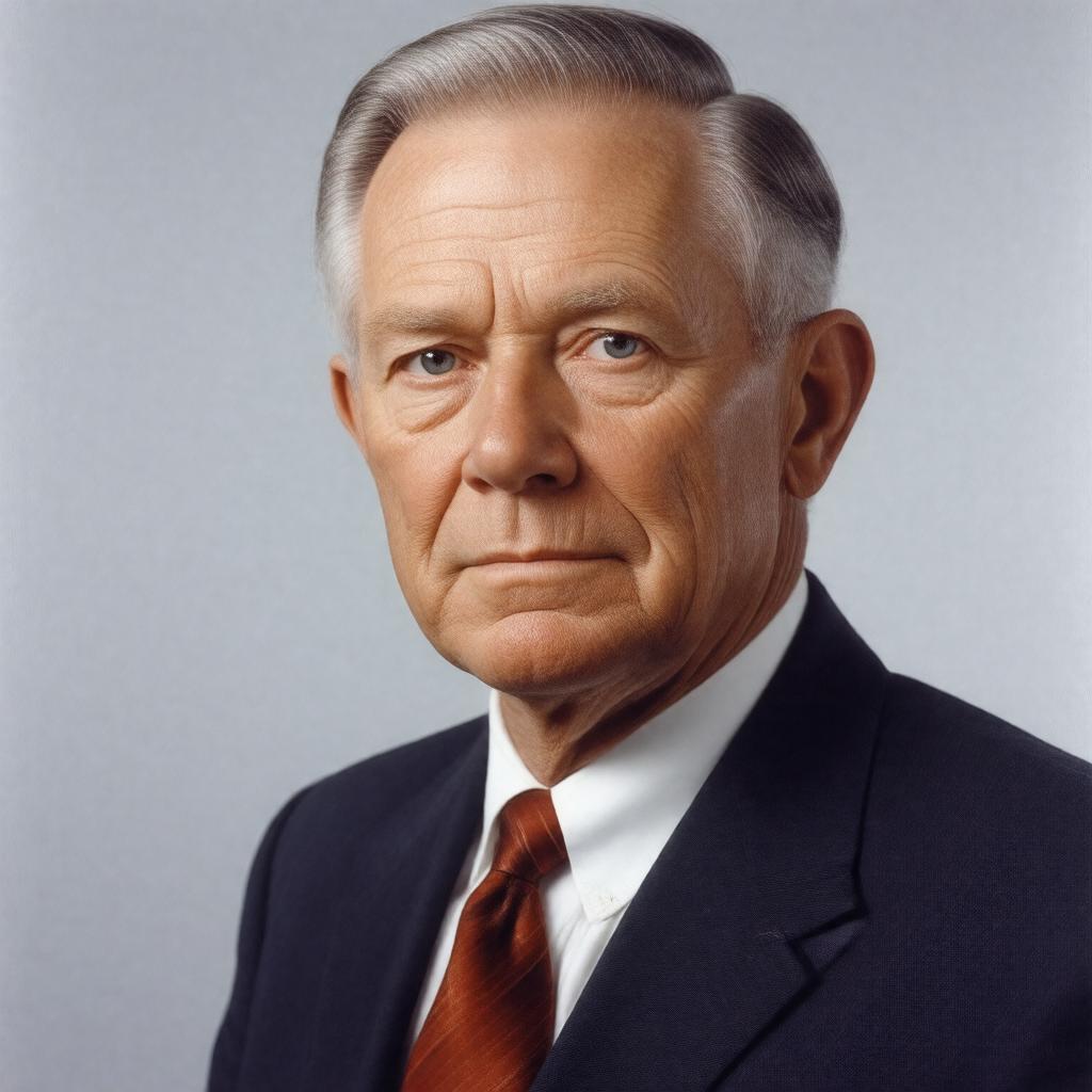 AI-created image of Harlan Fiske Stone