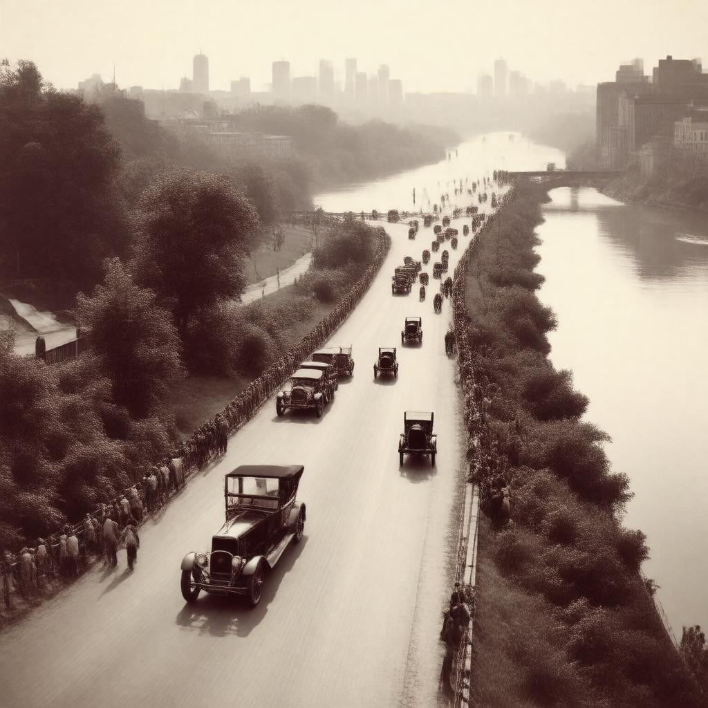 AI-created image of Harlem River Speedway