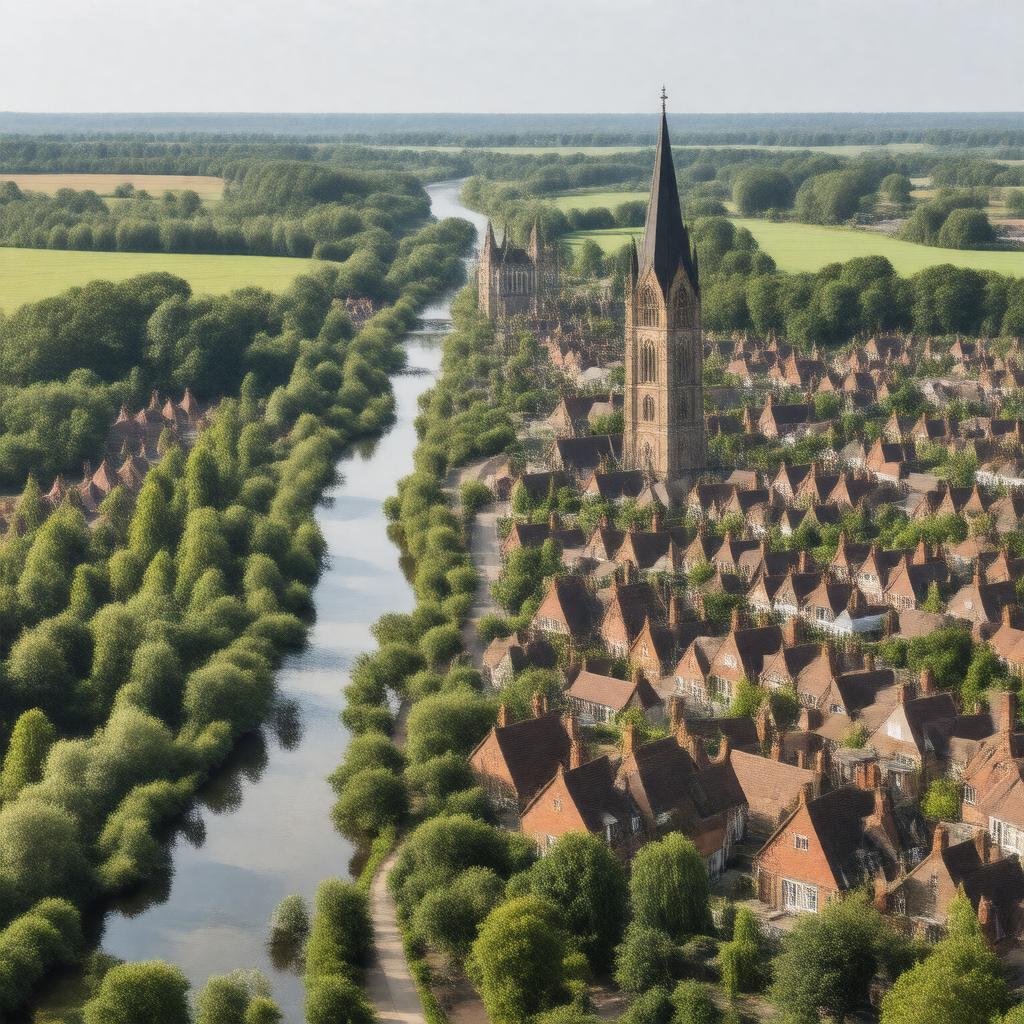 AI-created image of Harleston