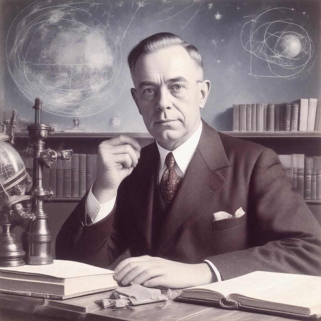 AI-created image of Harlow Shapley