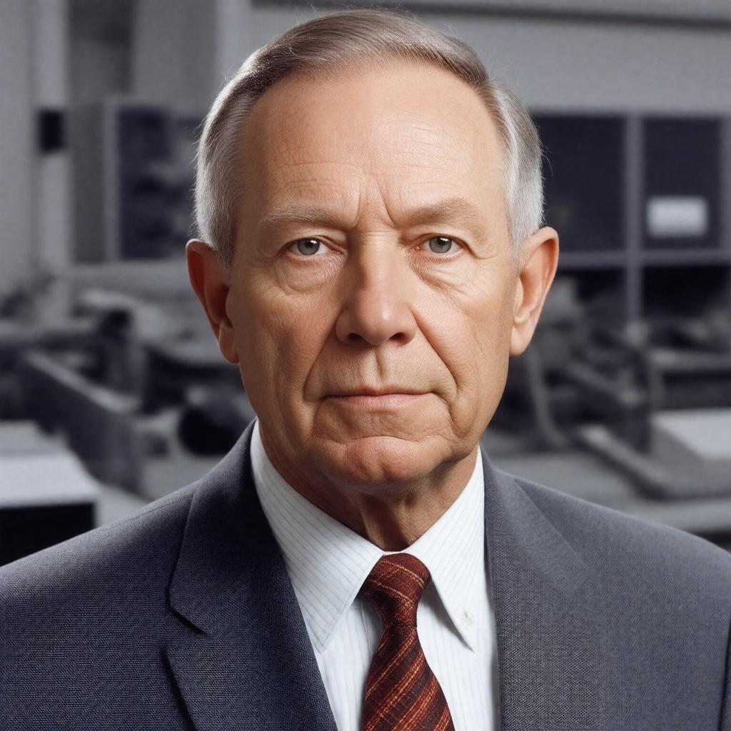 AI-created image of Harold Agnew