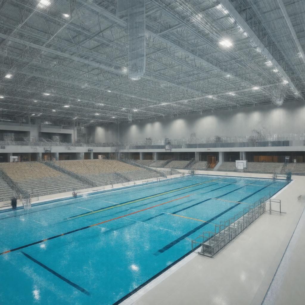 Click to view larger image AI-created image of Harold Alfond Athletics and Recreation Center