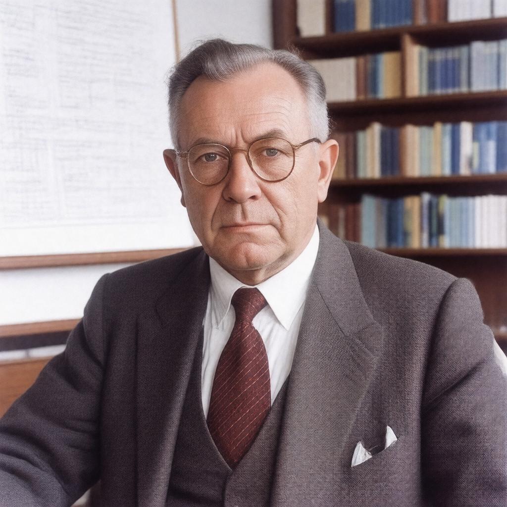 AI-created image of Harold Davenport