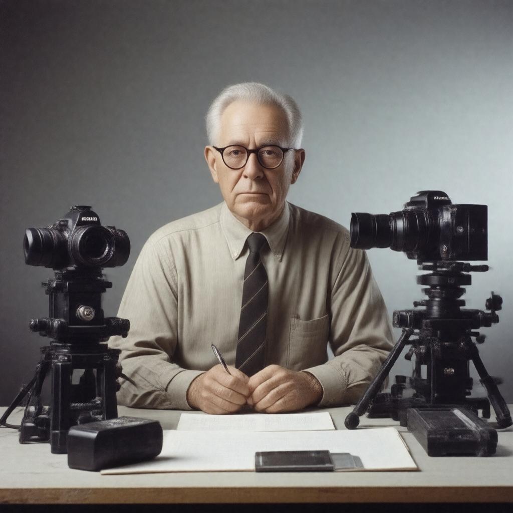 AI-created image of Harold E. Edgerton