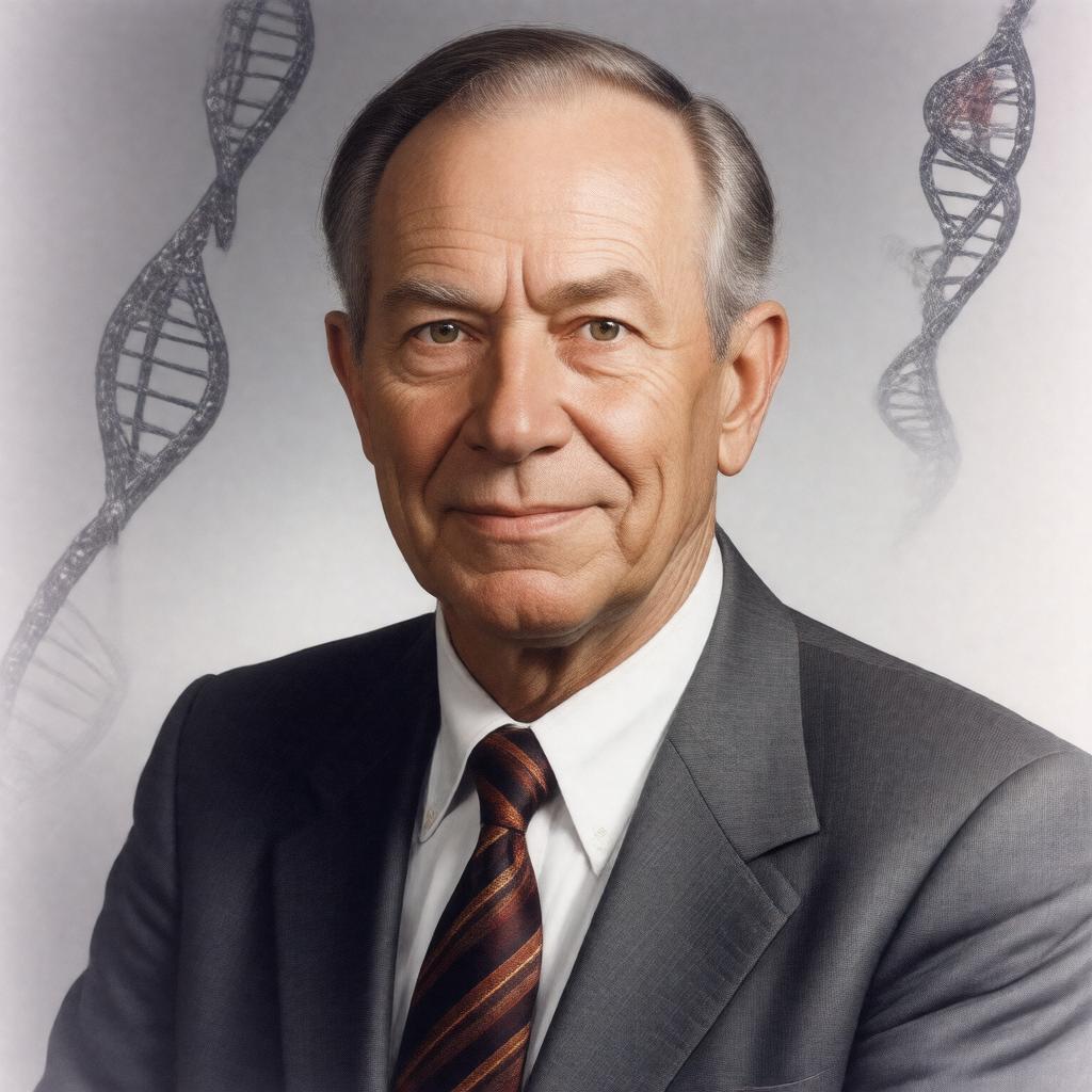 AI-created image of Harold E. Varmus