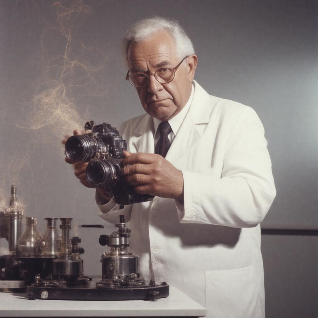 AI-created image of Harold Edgerton