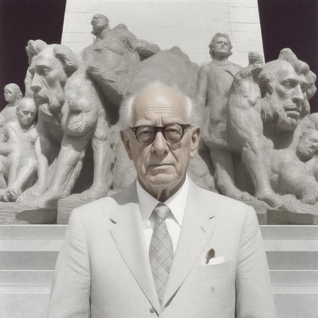 AI-created image of Harold Van Buren Magonigle