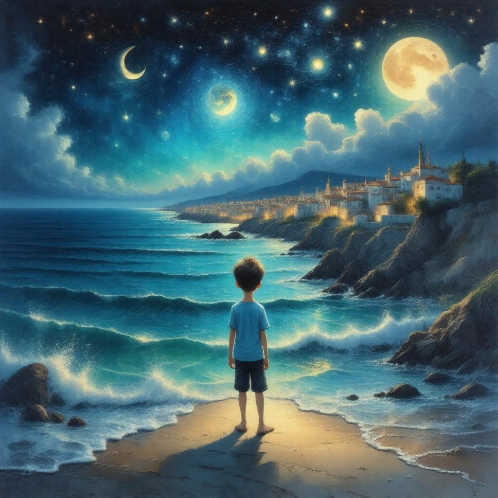 Click to view larger image AI-created image of Haroun and the Sea of Stories