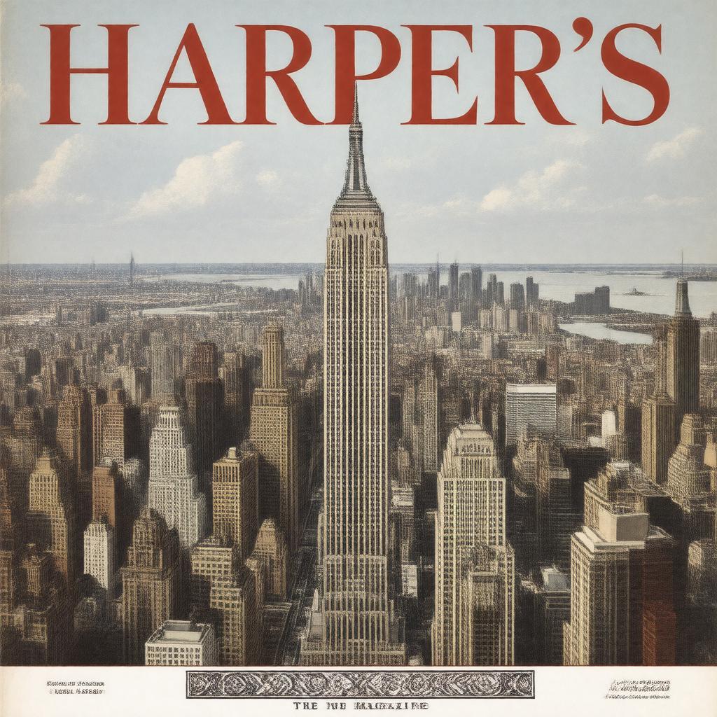AI-created image of Harper's Magazine