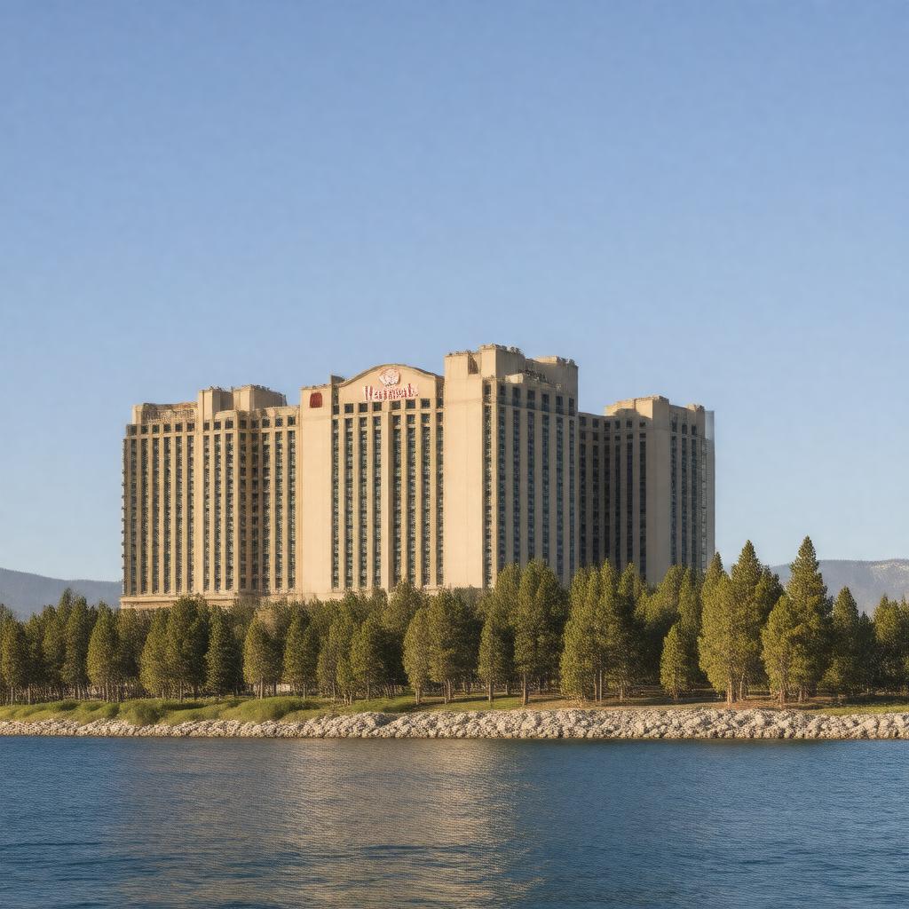 Click to view larger image AI-created image of Harrah's Lake Tahoe