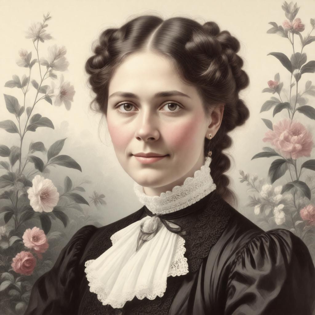 AI-created image of Harriet Anne Hooker