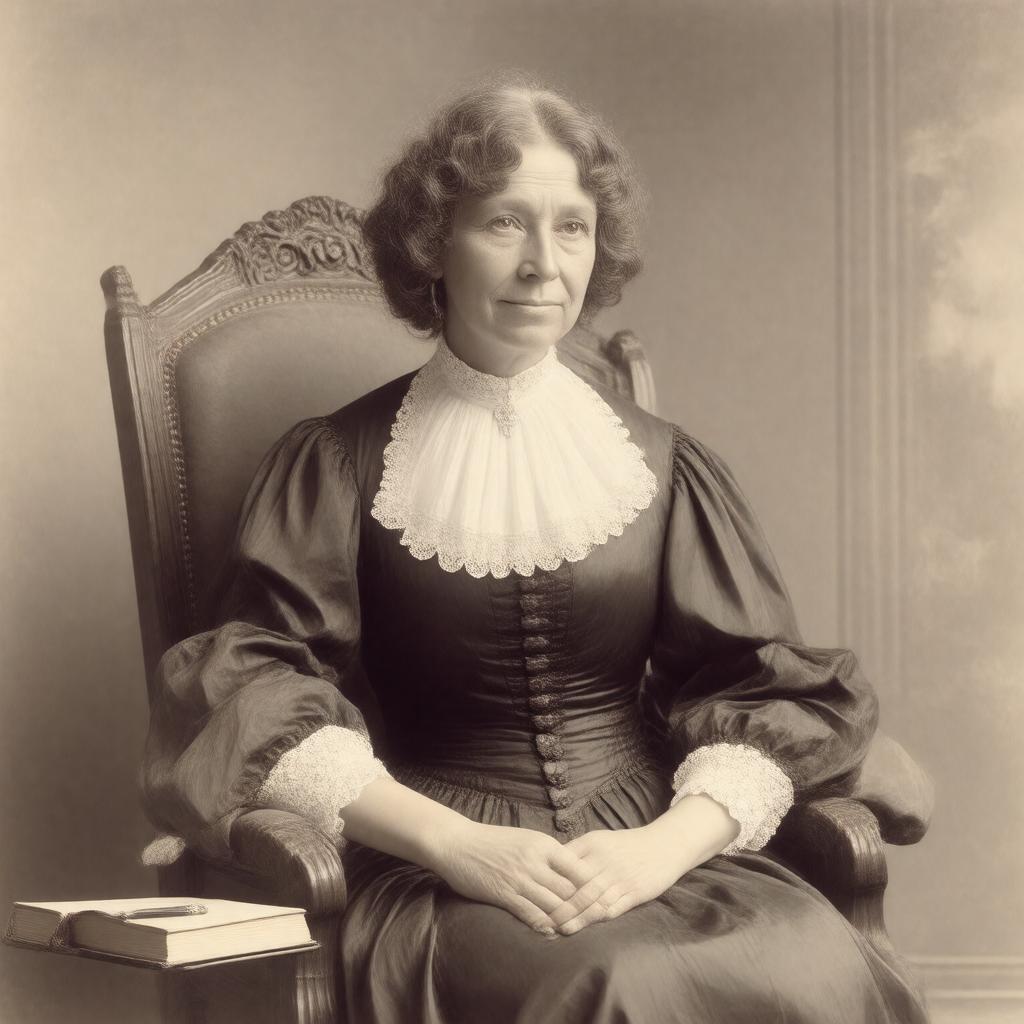 AI-created image of Harriet Beecher Stowe