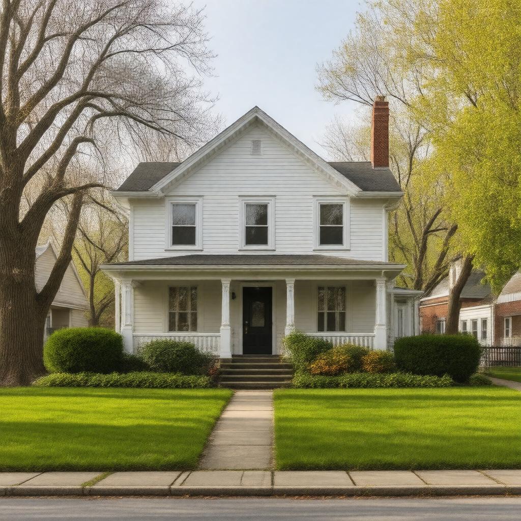 AI-created image of Harriet Beecher Stowe House (Hartford, Connecticut)