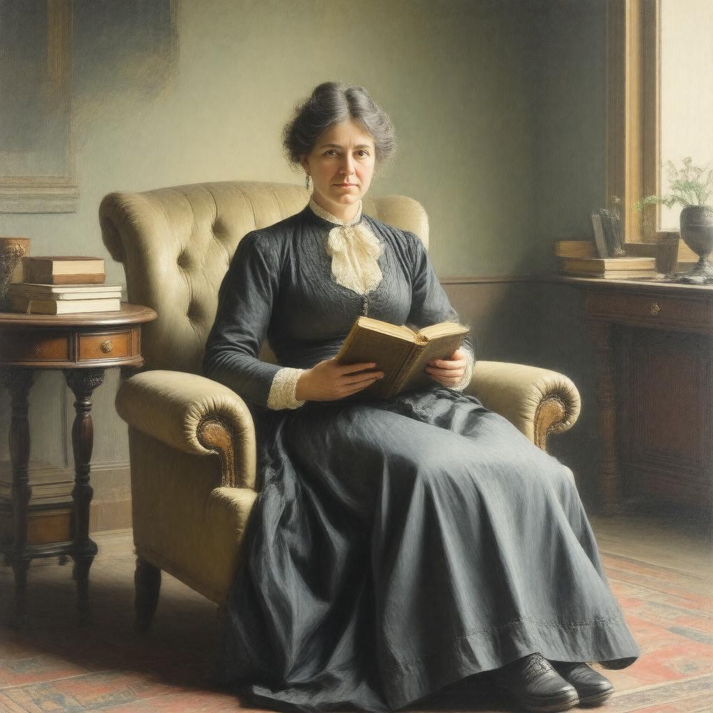 AI-created image of Harriet Martineau