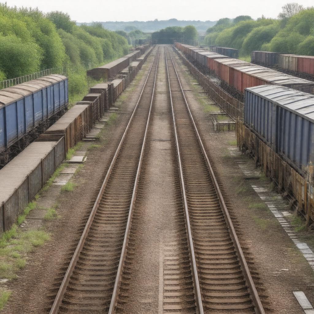 AI-created image of Harringay Green Lanes Sidings