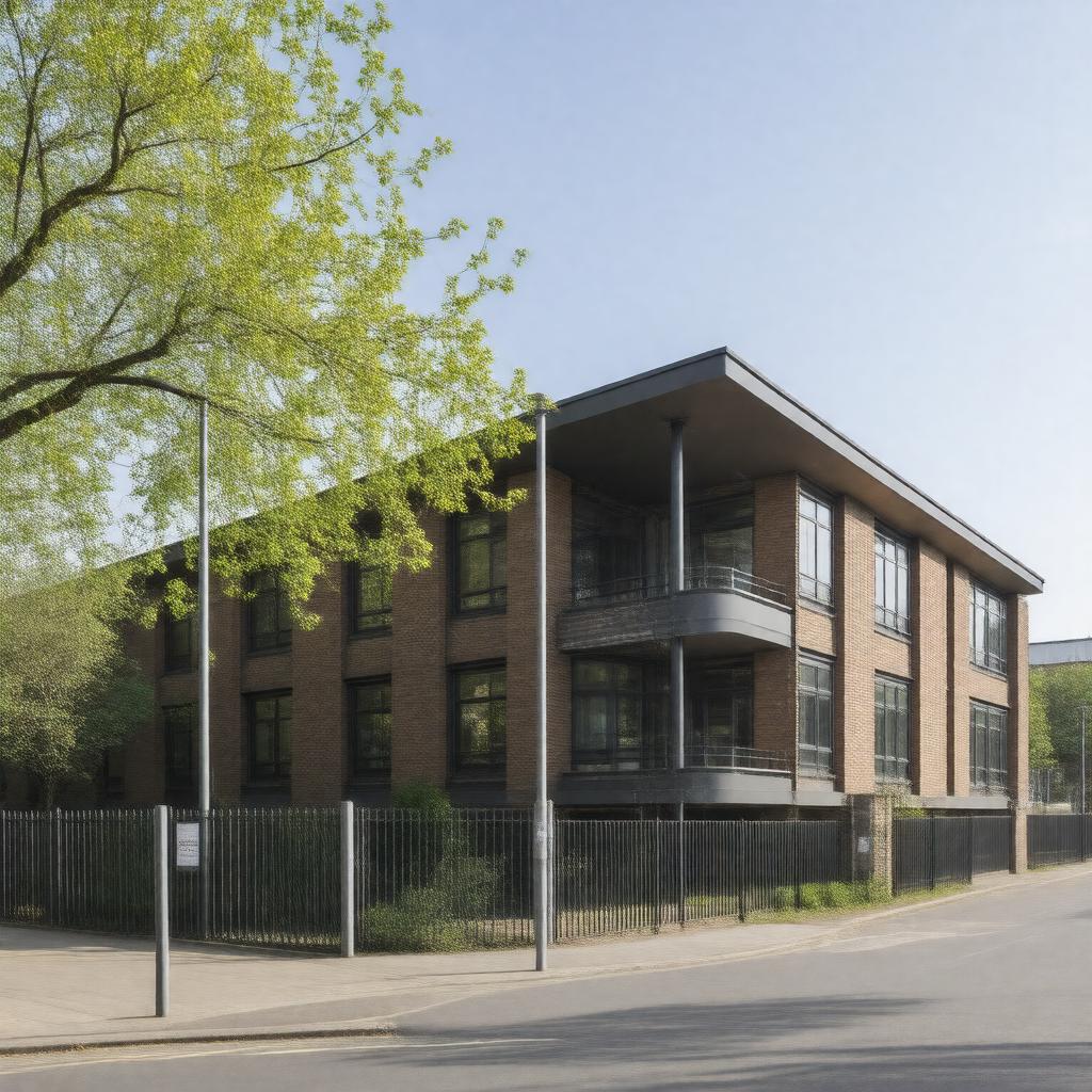 AI-created image of Harris Academy Battersea