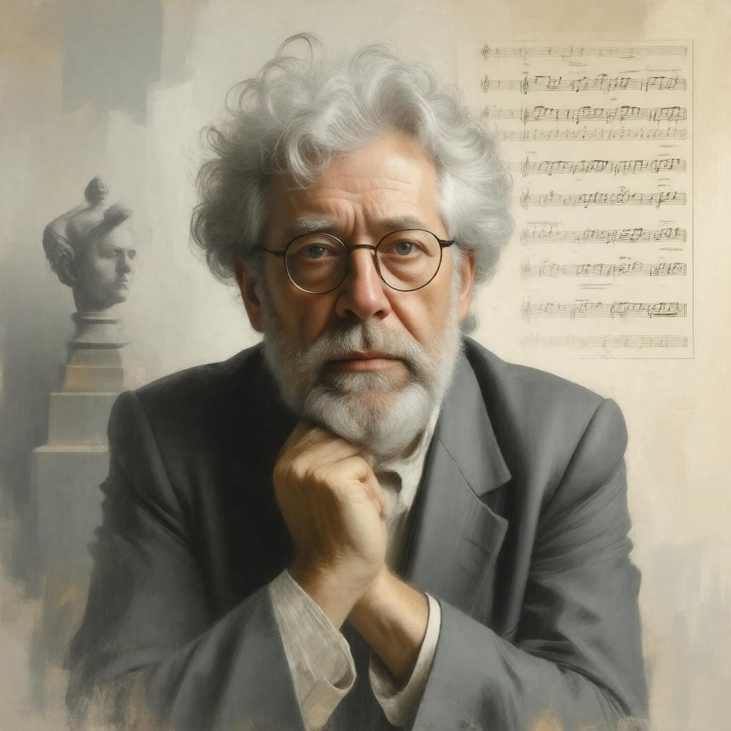 AI-created image of Harrison Birtwistle