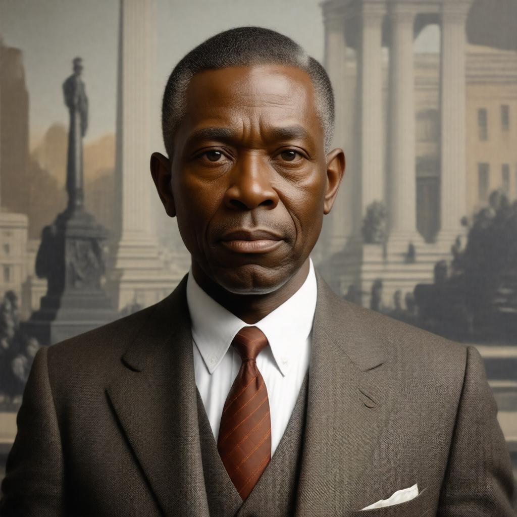 AI-created image of Harrison J. Pinkett