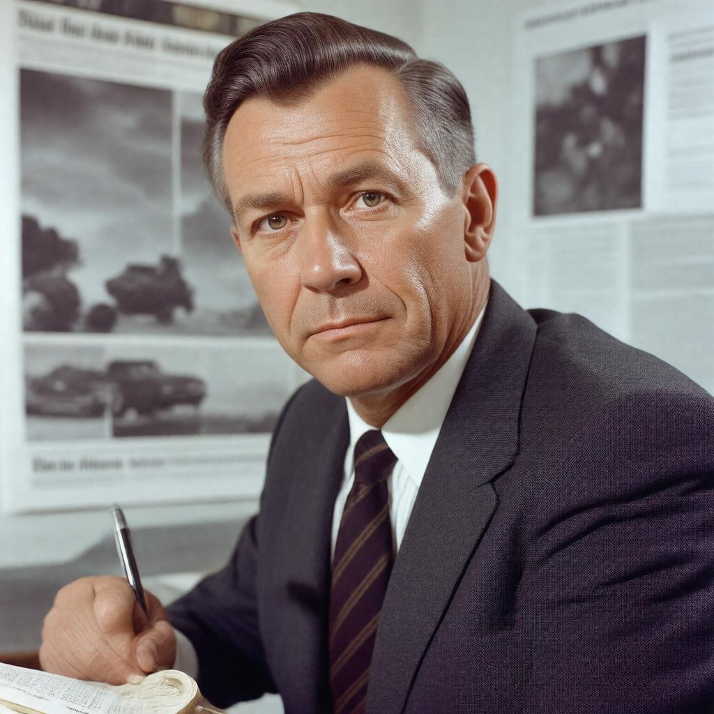 AI-created image of Harrison Salisbury