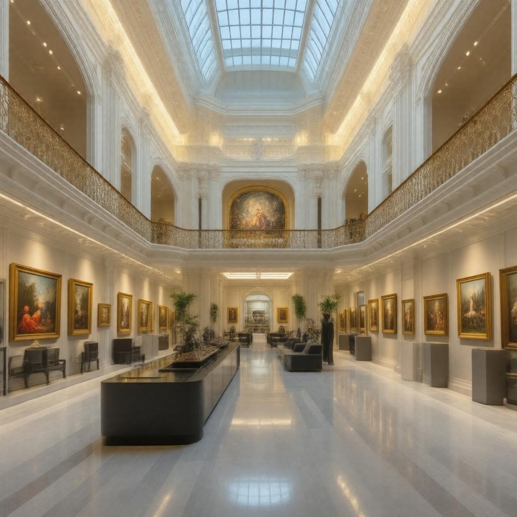 AI-created image of Harrods Art Gallery