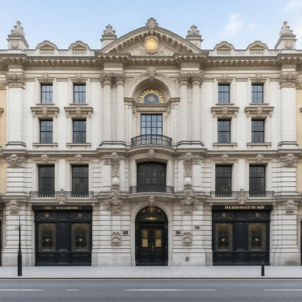 Click to view larger image AI-created image of Harrods Bank