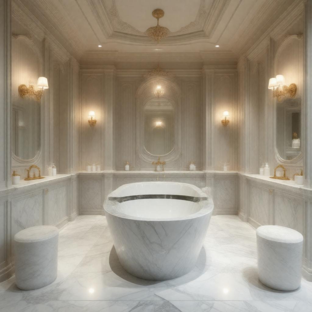 AI-created image of Harrods Bathroom